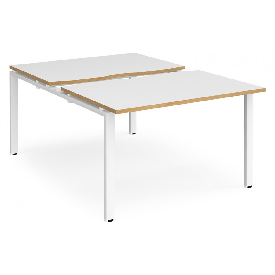 Adapt 1600mm Deep Sliding Top Back to Back Bench Desk